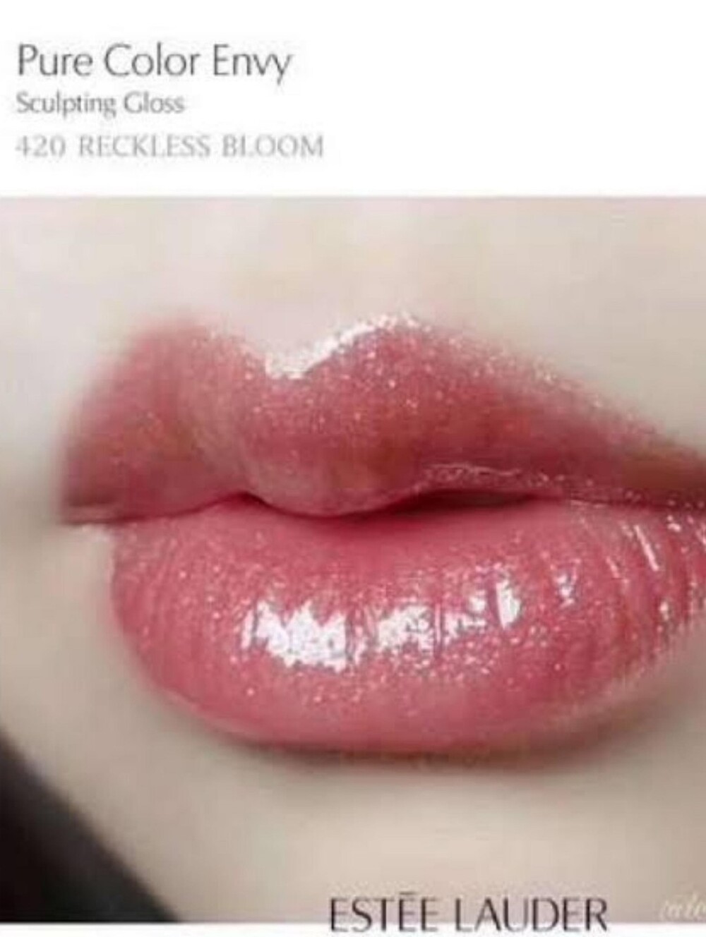 🧚‍♀️RECKLESS BLOOM Estee Lauder MINI DISCONTINUED Pure Color Gloss NWOBOX